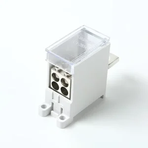 FJ6G 100A 125A 160A Din Rail Terminal Block Connector 1 in 4 Out Branch Circuit Breaker Terminal Blocks