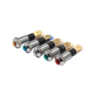 FLIN IP67 Bathroom Status Indicator Lamp Signal 10mm 24V Blue Sea Systems LED Indicator Lights Mount High Brightness