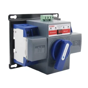 FLQ1 63 2P 63A ATS Electrical Selector Switches Dual Power Mini 220V Single Phase 10kA Breaking Automatic Transfer