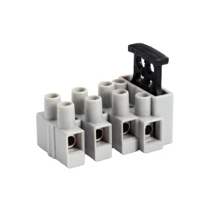 FT06 4 83(A) 4P Fixed Fuse Terminal Block with Polyamide66 Housing Screw Fixing Connector