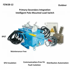 FZW28 12 Series 3 Pole 12KV 630A ISO9001 Certified Switch 25KA 31.5KA Breaking Current 1 Year Warranty for