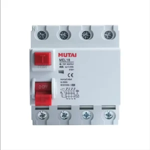 Factory 16a 25a 40a 40 Amp 63a 80a 100a AC RCCB 4P 4 Pole 4 Phase Residual Current Circuit Breaker