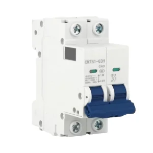 Factory AC Disyuntor 16 63A 2P DIN Rail Polycarbonate Miniature Circuit Breaker with 6kA Breaking Capacity 500V