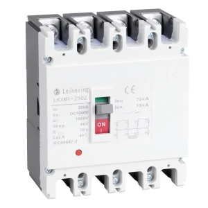 Factory Custom 1P 2P 3P 4P 1000V DC MCCB Molded Case Circuit Breaker 100a 125a 150a 250a 300a Variants Available