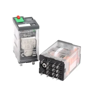 Factory Direct 24VDC 230V Plug In Miniature Relay 8pin 14pin RXM2AB2BD RXM4AB2BD RXM2AB2P7 RXM4AB2P7 Auto Usage 20A Max Sealed