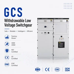 Factory Direct GCS Low Voltage Withdrawable Switchgear Panel 400V 660V 4000A LV Power Distribution Cabinet for High Building