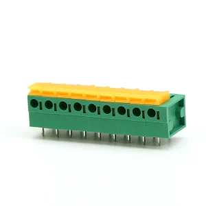 Factory Direct In line Spring Type Screw free Terminal Block ZB 142R 2.5mm Conductor Size 5.08 Pitch