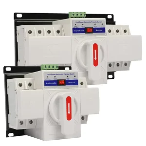 Factory Direct Sales of Dual Power Automatic Transfer Switch ATS Household CB Grade 220V Changeover Switch 2P 4P 63A