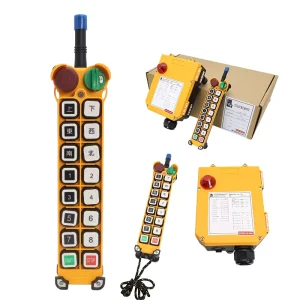 Factory Direct Supply 14 Button Wireless Switches Hoist Crane Control Buttons Industrial Crane Wireless Crane Remote Control