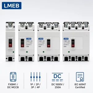 Factory Direct Supply DM-250/2300R200A 2P DC Circuit Breaker Moulded Case Circuit Breaker for DC500V Photovoltaic