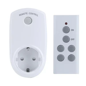 Factory EU Standard RF433 Wireless Remote Control Socket RF Remote Wall Power Switch Socket Home Electrical Controller