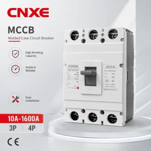 Factory MCCB 3P 4P Low Voltage Molded Case Circuit Breaker With CE Certificate