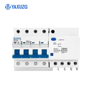 Factory Miniature 4P Din Rail Mount Circuit Breaker Earth Leakage Copper Plastic Material for Industrial Electronic Equipment