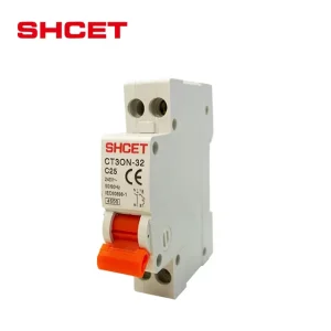 Factory OEM AC MCB 1P+N DPN MCB Breaker Neutral 240V 4.5KA Single Pole 32A 25A 20A 16A 10A 6A Mini Miniature Circuit Breakers