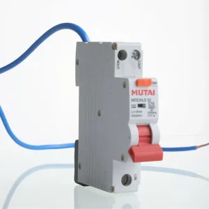 Factory Outlet 6A 10A 16A 25A 40A 50A Type A AC 18mm RCBO 1P+N Residual Current Operated Circuit Breaker
