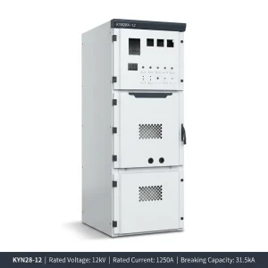 Factory Price 12kV 1250A KYN28 12 Indoor Air Insulated Metal Clad Withdrawable Switchgear for Substation MV Switchgear