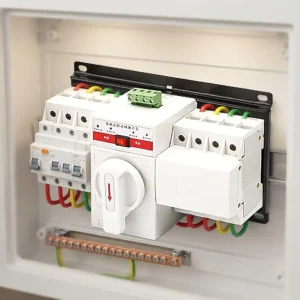 Factory Price 3P 380V Dual Power Automatic Transfer Switch ATS Leakage Proof for Commercial Industrial CE Marked 1 Year Warranty