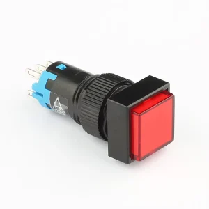 Factory Price AD12 12mm Illuminated 5 Pin NO NC Push Button Switch Momentary