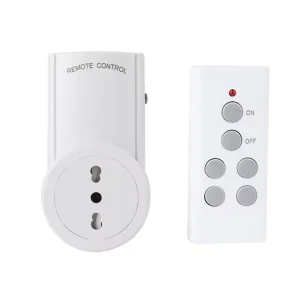 Factory Price Italy Standard White Smart Wall Outlet Socket Electrical Wireless Remote Control Switch Socket