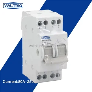 Factory Price63A MTS Dual Power Manual Transfer Isolating Switch Interlock Circuit Breaker Solar PV System Changeover Switch