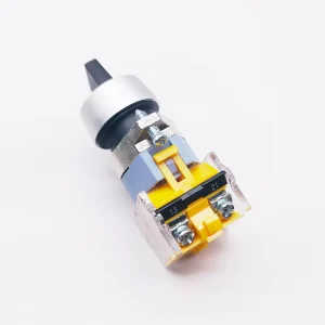 Factory Quality Industrial 22mm 2no 3 Position Latching Snap Action 10a 660v Rotary Switch on off Switch Push Button