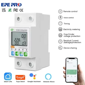 Factory Remote Switching Wifi Circuit Breaker Remote 50 60 Hz Wireless Control Switch Smart Home Timer Control