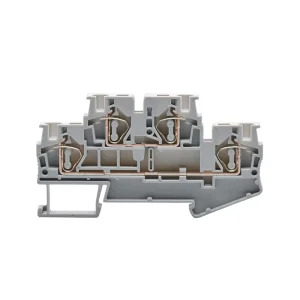 Factory STTB4 Double Layer Spring Cage Wire Connector Terminal Block 2.5 square mm 32A 500V 24-10AWG