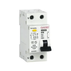 Factory Sale Residual Current Devices 30mA Two Module RCBO Circuit Breaker 6A 10A 16A 20A 32A 40A AC Breaker