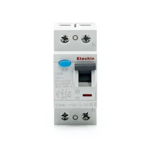 Factory Sales 2 Pole 10 KA RCCB Residual Current Circuit Breaker Real Time 10 10000 Leakage Protection Miniature Electromagnetic