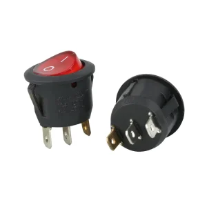 Factory Supply 10*15mm Round On-Off Micro Rocker Switches for Industrial Use