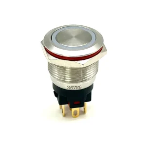 Factory Supply 19mm Bi color Momentary Push Button Switch with Red and Green Color