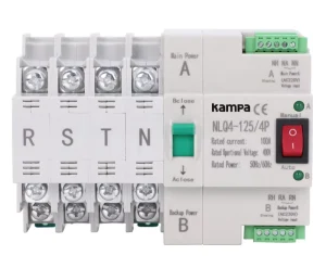 Factory Supply ATS 4P Automatic Transfer Switch Dual Power Manual Changeover 16 100A PC Type