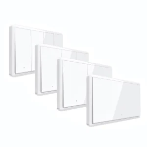 Factory Tuya WIFI Matter US Smart Wall Light Switch 1 2 3 4 Gang App Remote Voice Control Work With Alexa Google Home