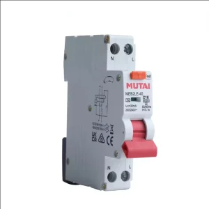 Factory Type a AC 6A 10A 16A 20A 25A 32A 40A 50A RCBO 1 Pole 1P + N Residual Current Operated Circuit Breaker