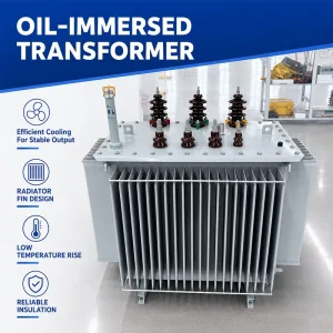 Fire Resistant 60hz 400v 500kva 800kva Low Loss Oil Immersed Transformer Power Transformer for Public System