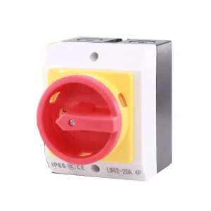Flame Retardant Housing DIN Rail Mount Isolator Switch 250A Low Voltage Load Break Disconnector Dc Changeover Switch