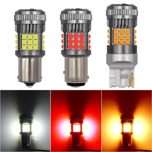 Flicker Free Decoding 25W 12V LED Car Turn Signal Light T20 1156 1157 3030 36SMD Brake and Reverse Light