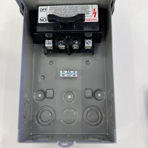 For Certified 240v 30A HDS1 30 Stainless Steel Fusible Disconnect Switch HVAC Metal Box Manual Home Air Conditioning Fitting