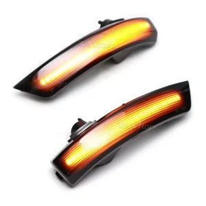 For Ford Focus Mk2 Mk3 Mondeo Mk4 Wing Mirror Dynamic Turn Signals Yellow Sequential Indicator Blinker Lamps