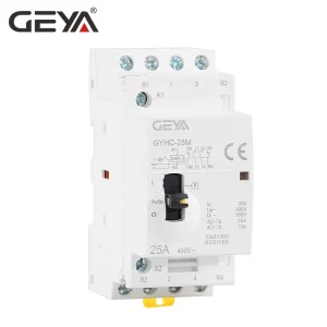 For GYHC Modular Home Use AC Contactor 4Pole 4NO 2NO2NC 16A-25A 3-Phase 220V Coil Electrical Manually-operated CE Certified Din