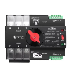 For TOMZN Din Rail EWelink WIFI Smart 230V Dual Power Automatic Transfer Electrical Selector Switch 2P 125A ATS Circuit Breakers