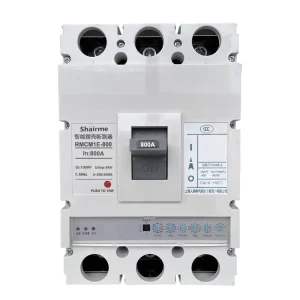 Four Pole 400A Electronic Molded Case Circuit Breaker Overload Pre-alarm Function Adjustable Disconnect Switch 50-85kW Breaking