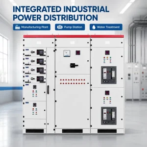 GCK Low Voltage Switchgear with RS485 Power Monitoring for Smart Factory Distribution
