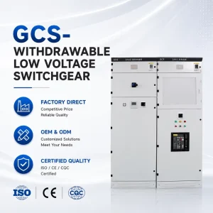 GCS Low Voltage Withdrawable Switchgear 400V 660V 4000A Main Power Distribution Board for Substation and Power Plant