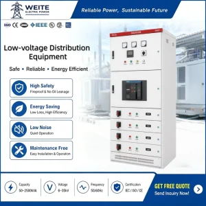 GCS Low Voltage Withdrawable Switchgear IEC61439 Distribution Cabinet Modular for Factory Power Systems Electrical Contractors