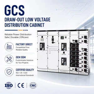 GCS Type Low Voltage Withdrawable Switchgear Panel Power Distribution Board 50 60Hz Motor Control Center MCC Cabinet
