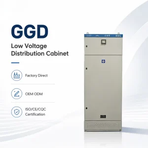 GGD AC Low Voltage Power Distribution Cabinet 380V 400V 3150A Metal Fixed Switchgear Panel for Power Plant Distribution