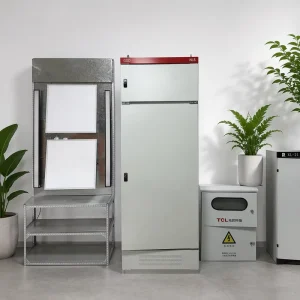GGD Low Voltage Dual Power Switch Cabinet Intelligent Control Inverter PLC Metal Steel Power Distribution Equipment