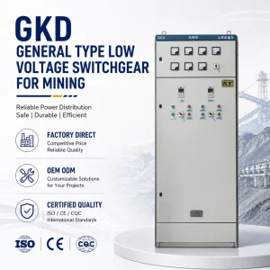 GKD 380V 660V 1140V Mine Low Voltage Switchgear AC Distribution Board IP54 Protection Modular Design Mining Electrical Panel