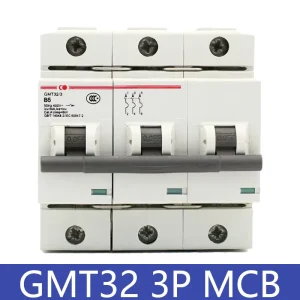 GMT32 3P 3200 3220 3228 B1AB3AB5A Miniature Circuit Breaker Low Voltage Drop Dedicated MCB for PT Potential Transformer Circuits